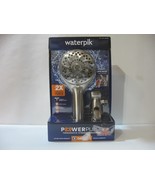 NEW Waterpik Powerpulse Therapeutic 2x Massage Hand Held Showerhead 8 Sp... - £47.06 GBP