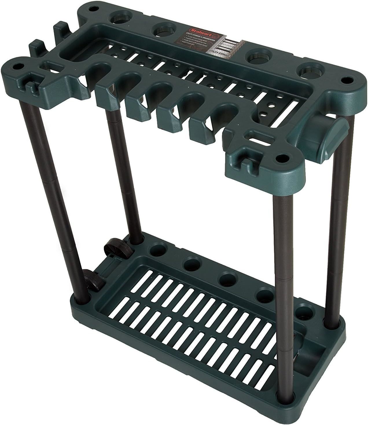 Garden Tool Organizer - Utility Rack, Holds Yard Tools - Garage Organize... - $39.99