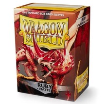 Arcane Tinmen Deck Protector: Dragon Shield: Matte: Ruby (100) - £13.89 GBP
