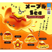 Maple Syrup &amp; Pancakes Sea Animals Mascot Keychain Shark Turtle Jellyfish - £34.16 GBP
