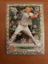 2022 Topps Baseball Walmart Holiday Metallic Jason Krizan #HW29 San Francisco - £0.79 GBP