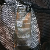 GUESS Los Angeles Women’s Black & White 1/4 Zip Pullover Sweater Jacket Size L image 4