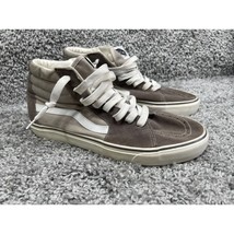 Vans Off The Wall Mens Sz 7.5 Brown Classic High Top Skateboard Shoes Sneakers - £21.66 GBP