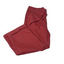 Joan Rivers Womens Pink Capri Pants Sz M Petite Zipper Button Drawstring... - $17.88