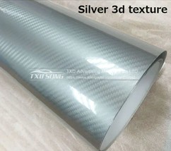 Prem Quality Silver 5D   Film with air free bubbles Ultra Glossy 5D  Vinyl Film  - £49.95 GBP