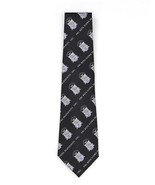 Phi Beta Sigma Fraternity Silk Neck Tie Royal Black Neck Tie 1914 - £26.21 GBP