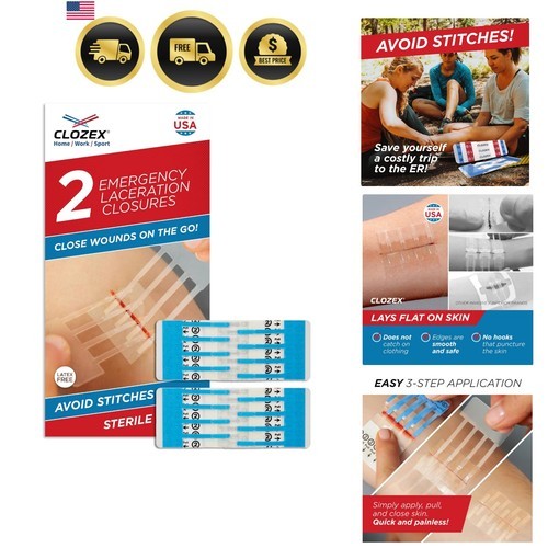 3 Pack Non-Invasive Skin Closure Device – Easy Application, Great for Kids Item image 10