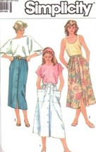 Simplicity Sewing Pattern 8029 Misses Skirts Size 6-12 - $8.06