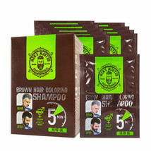New Men&#39;s Master BROWN Hair Coloring Shampoo Cover 25ml Sachet Result in 5 min - £3.20 GBP