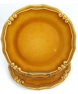 Pier 1 Salad Plates 8&quot; Set Of 2 Gold Scalloped European Country Italy - $331.14 MXN