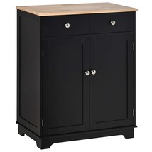 HOMCOM Modern Black Sideboard Kitchen Storage Coffee Bar Cabinet - $3,289.47 MXN