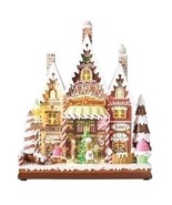 15.5&quot;H LIGHTED MUSICAL 3 CANDY SHOPS, ROTATING SCENE - $227.65