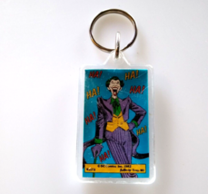 Batman The Joker Keychain 1982 Original Licensed Official DC Comics 2 Sides Ha! - £11.34 GBP