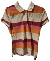 Tommy Hilfiger Women&#39;s Shirt - Size M Polo Multicolor Striped - £10.36 GBP