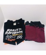 Harley Davidson Shirts Tops Women’s Large - Lot Of 5 Black Biker Motorcy... - £59.92 GBP