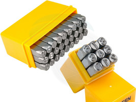 Steel Punch Stamp Die Set Metal Tool Letters (A-Z) Numbers 0-9 Set 6mm - $20.52