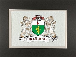 McGinnis Irish Coat of Arms Print - Frameable 9&quot; x 12&quot; - £19.07 GBP