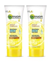 Garnier Bright Complete BRIGHTENING DUO ACTION Face Wash, 100 gm x 2 pack - $21.62