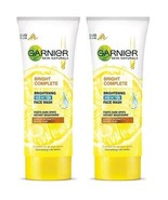 Garnier Bright Complete BRIGHTENING DUO ACTION Face Wash, 100 gm x 2 pack - £17.01 GBP