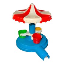 1986 Playmates Disneyland Railroad Playset 7905 Carousel Merry-Go-Round ... - $11.85