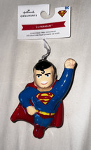 2022 Hallmark DC Comics SUPERMAN Decoupage Christmas Ornament New Shatterproof - £12.78 GBP