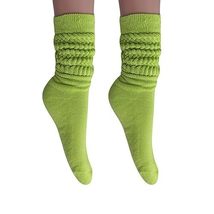 AWS/American Made 2 Pairs Slouch Socks for Women Knee High Cotton Socks Shoe Siz - £11.07 GBP