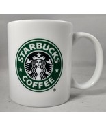 2005 Starbucks 9 oz White Ceramic Coffee Cup Mug Green Mermaid Siren Logo - $8.14 CAD