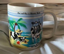 Sherwood Madri Gras New Orleans Beach Sarasota Florida Road Trip Cows Mug  - £11.60 GBP