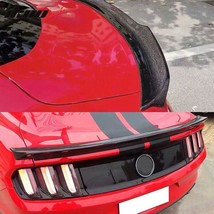 For 15-20 Ford Mustang S550 H Style Real Carbon Fiber Rear Trunk Spoiler... - £94.37 GBP