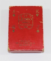 Vintage Jumbo Index Playing Cards U.S. Playing Card Co. - Red Backs - £10.99 GBP