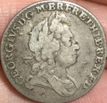 1723 Great Britain Silver Sixpence - A Nice Example! - £88.81 GBP