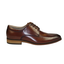 Men's Dress Shoes STEVE MADDEN Soft Leather upper Lace Up TASHER Tan image 7