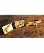 Vtg Brown &amp; Sharpe Micrometer Tie Bar Clip &amp; Cufflink Set Dial Caliper T... - $47.39 CAD