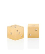 14k Yellow Gold Pair of Dice w/ Appx 2 ct diamonds pips number markers - $12,653.46