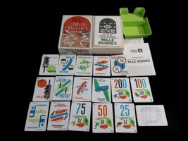 Vintage 1971 Parker Brothers Mille Bornes French Auto Racing Card Game Complete - $24.75