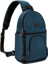 Deep Teal Mosiso Camera Sling Bag, Dslr/Slr/Mirrorless Camera Case Shockproof - $52.93