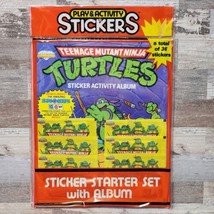 Teenage Mutant Ninja Turtles Sticker Activity Album 1989 - £37.18 GBP