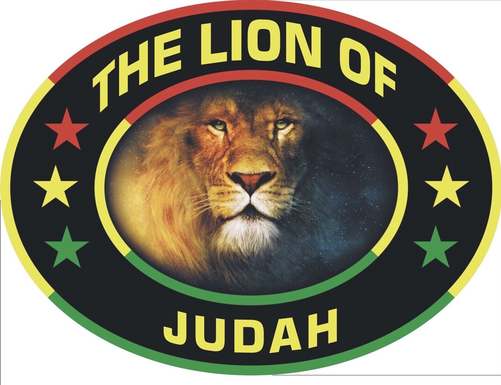 LION OF JUDAH 3x4 SEW/IRON PATCH REVELATION 5:5 REGGAE RASTA BOB MARLEY ... - $8.99