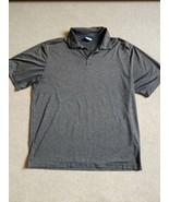 Nike Golf Dri Fit Polo Shirt Mens Size XL Heather Gray Short Sleeve Swoosh - £22.40 GBP