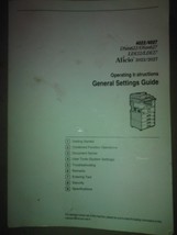 Genuine Ricoh Aficio 4022/4027 General setting/Copy reference Manual - $9.49