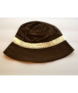Bucket Lightweight Cotton Boys Sun Hat  Frumpy Rumps - Brown / Ivory 6 m... - £6.98 GBP