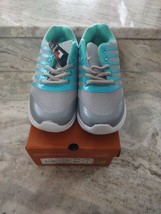Ultracomfort Mint Girls Size 2 Tennis Shoes Aqua/Gray-Brand New-SHIPS N ... - $39.48