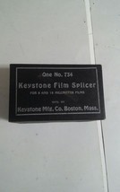 Vintage Keystone Film Splicer No. 734 In Original Box Movie - $11.99
