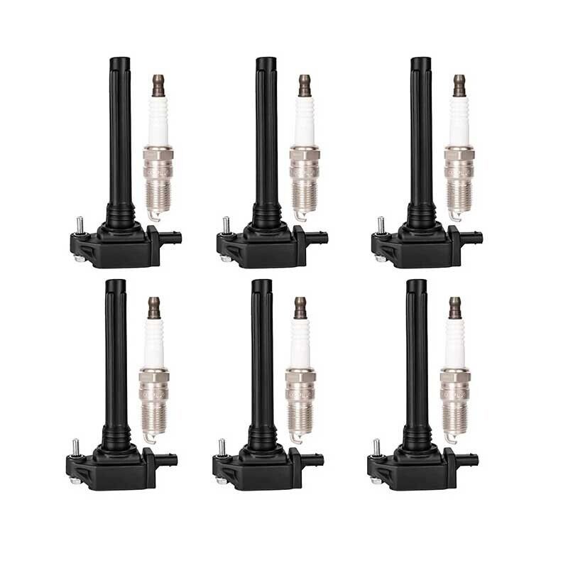 6Pcs Mopar Ignition Coils &amp; Spark Plugs For Chrysler Jeep Dodge Ram 3.6L... - $117.48