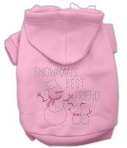 Snowman&#39;s Best Friend Rhinestone Hoodie - £22.91 GBP