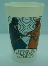 Vintage 1977 Star Wars A New Hope Darth Vader Vs OBI-WAN Coke Promo Plastic Cup - £15.52 GBP