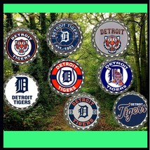 Detroit Tigers  refrigerator magnets lot of 8 cool collectibles Man cave - $10.88