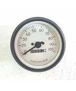Willys MB Jeep FD GPW CJ 100mph- Speedometer White Face Black Bezel - $38.81