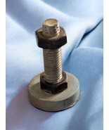 Universal Leveler Screw   3/8&quot;X2&quot; Long 1 1/2&quot; Base Rubber Foot (2)Lock Nut  - $182.70 MXN