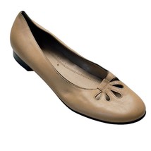 TROTTERS Women’s Shoes Tan Leather Dress Flats Size 8M - £16.26 GBP
